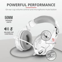 Load image into Gallery viewer, Trust Headset GXT322W Carus Gaming, Snow Camo