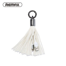 Load image into Gallery viewer, Remax Cable micro,Tassels Ring RC-053M micro cableg, White
