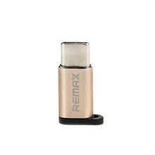 Load image into Gallery viewer, Remax Adapter Visual RA-USB1 Micro USB toType C,Gold
