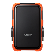 Load image into Gallery viewer, Apacer HDD External Portabel 2.5'',AC630 Military-Grade Shockproof,1TB,USB3.1,Orange,colorbox
