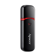 Load image into Gallery viewer, Apacer Flash Drive AH333, 64GB, USB 2.0 Black
