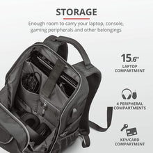 Load image into Gallery viewer, Trust Gaming Backpack / GXT 1255 Outlaw 15.6'' / Black
