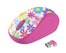 Load image into Gallery viewer, Trust Mouse Wireless,Primo,Pink Flowers
