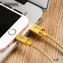 Load image into Gallery viewer, Remax Cable Royalty for iPhone 5/6/7/SE RC-056i,Gold
