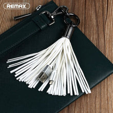 Load image into Gallery viewer, Remax Cable micro,Tassels Ring RC-053M micro cableg, White
