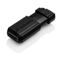 Load image into Gallery viewer, Verbatim Flash Drive USB 2.0 8GB, Pinstripe, black
