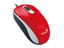 Load image into Gallery viewer, Genius Mouse DX-120, Optical Wired, USB, 3-Buttons, 1000Dpi, Red
