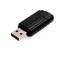 Load image into Gallery viewer, Verbatim USB 2.0 Drive 64GB Store n Go Pinstripe Black
