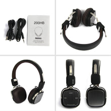 Load image into Gallery viewer, Remax Headphone RB-200HB Bluetooth ,Black
