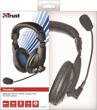 Load image into Gallery viewer, Trust Headset Quasar for PC and laptop, Black
