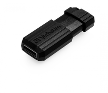 Load image into Gallery viewer, Verbatim USB 2.0 Drive 64GB Store n Go Pinstripe Black
