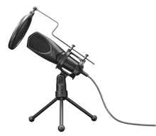 Load image into Gallery viewer, Trust Microphone GXT 232 Mantis with tripod for Streaming,1.5m USB cable
