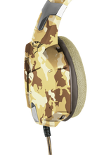 Load image into Gallery viewer, Trust Headset GXT 322D Carus Gaming, Desert Camo
